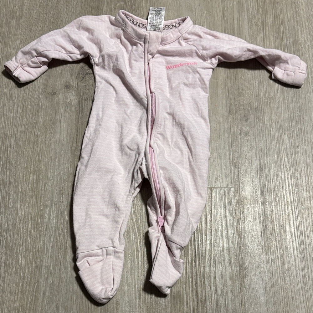 Bonds Soft Pink Kids Footie